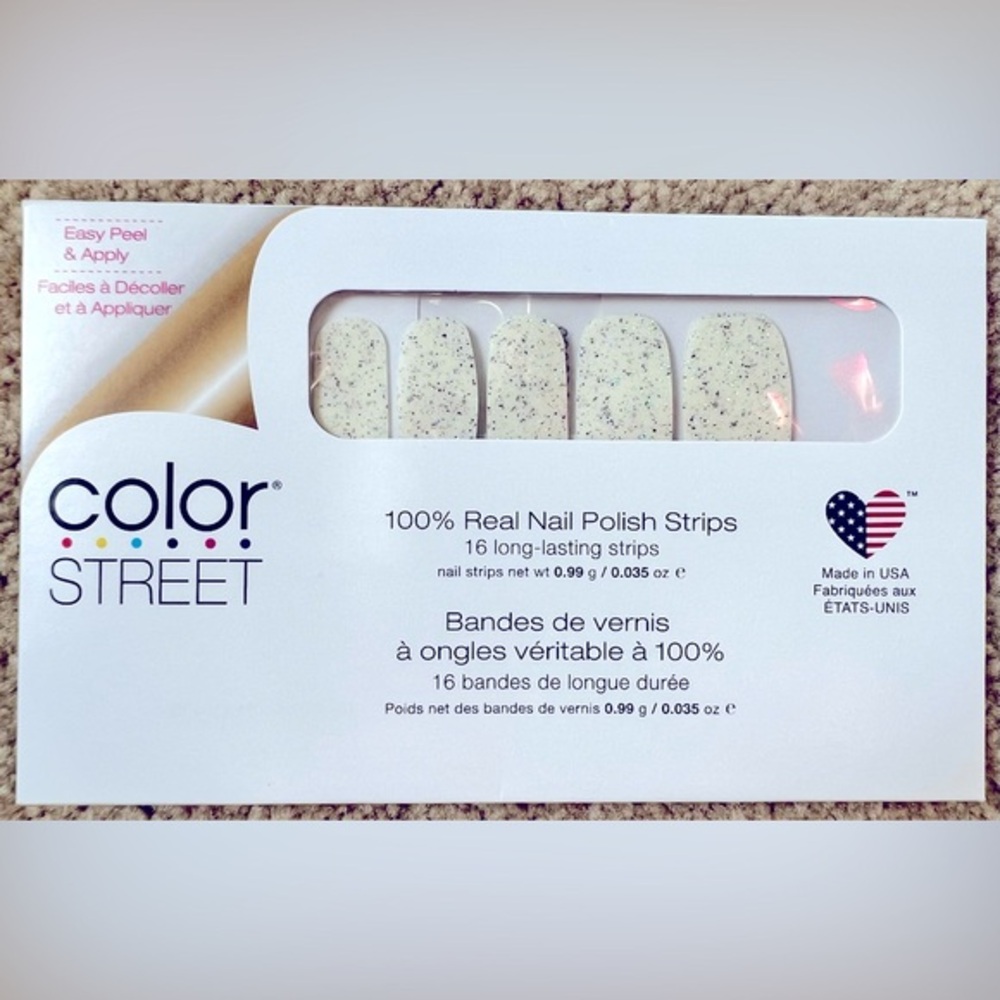 Unopened Color Street nail strips Glittersweet